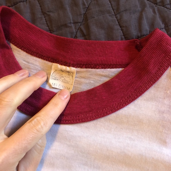 Vintage PacMan Baseball-Style 3/4 length shirt - Picture 3 of 3